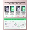 CACOE Case for Samsung Galaxy Tab A11+/ A9+ Plus 11″ with Screen Protector(Burgundy)