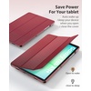 CACOE Case for Samsung Galaxy Tab A11+/ A9+ Plus 11″ with Screen Protector(Burgundy)
