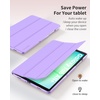 CACOE Case for Samsung Galaxy Tab A11+/ A9+ Plus 11″ with Screen Protector(Lavender Purple)