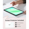 CACOE Case for Samsung Galaxy Tab A11+/ A9+ Plus 11″ with Screen Protector(Midnight Green)