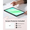 CACOE Case for Samsung Galaxy Tab A11+/ A9+ Plus 11″ with Screen Protector(Peacock Blue)