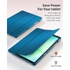 CACOE Case for Samsung Galaxy Tab A11+/ A9+ Plus 11″ with Screen Protector(Peacock Blue)