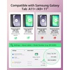 CACOE Case for Samsung Galaxy Tab A11+/ A9+ Plus 11″ with Screen Protector(Purple)