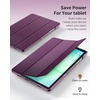 CACOE Case for Samsung Galaxy Tab A11+/ A9+ Plus 11″ with Screen Protector(Purple)