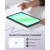 CACOE Case for Samsung Galaxy Tab A11+/ A9+ Plus 11″ with Screen Protector(Violet)