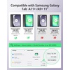 CACOE Case for Samsung Galaxy Tab A11+/ A9+ Plus 11″ with Screen Protector(Violet)