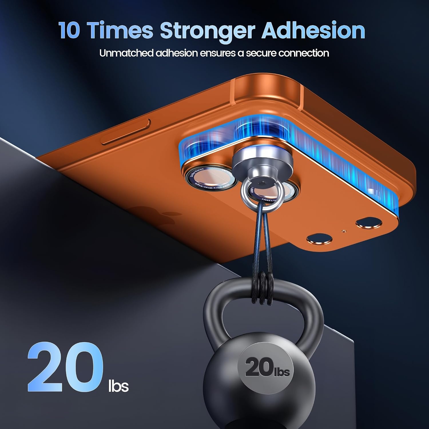 image:imageCACOE Metal Camera Lens Protector Cover for iPhone 18 Pro MaxOrange