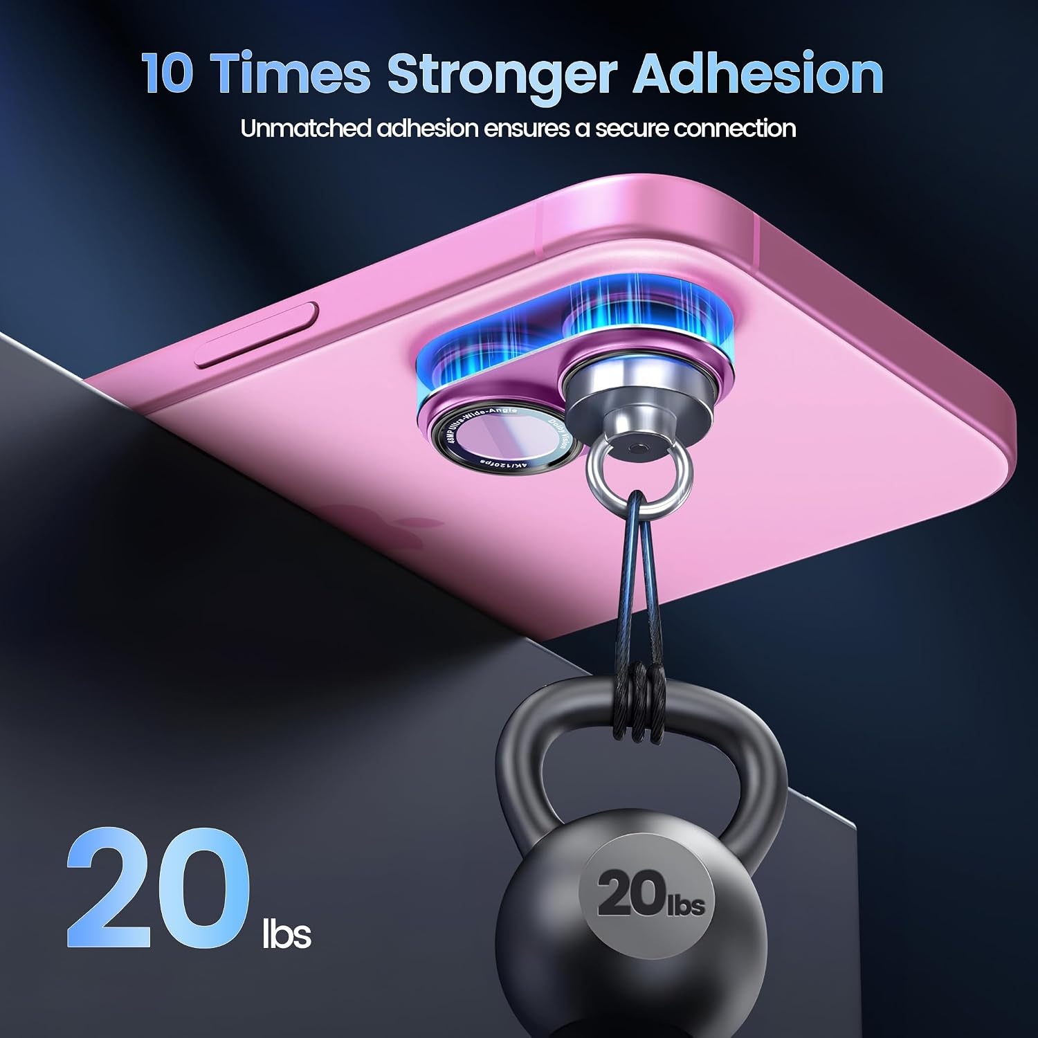 image:imageCACOE Metal Camera Lens Protector Cover for iPhone 18 Pro MaxPink