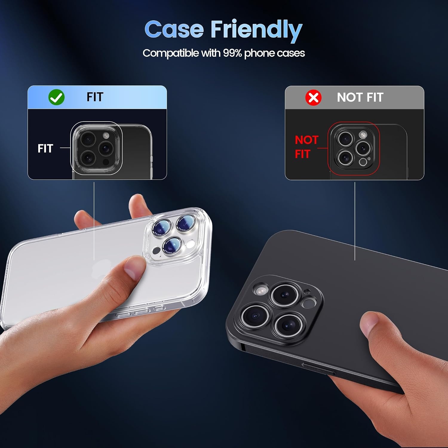 image:imageCACOE Metal Camera Lens Protector Cover for iPhone 18 Pro MaxWhite