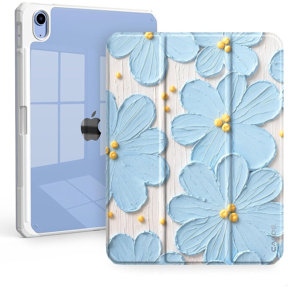 image:imageCACOE Cute Case for iPad A16 11th GeniPad 10th Gen Blue BowsLight Blue Floral