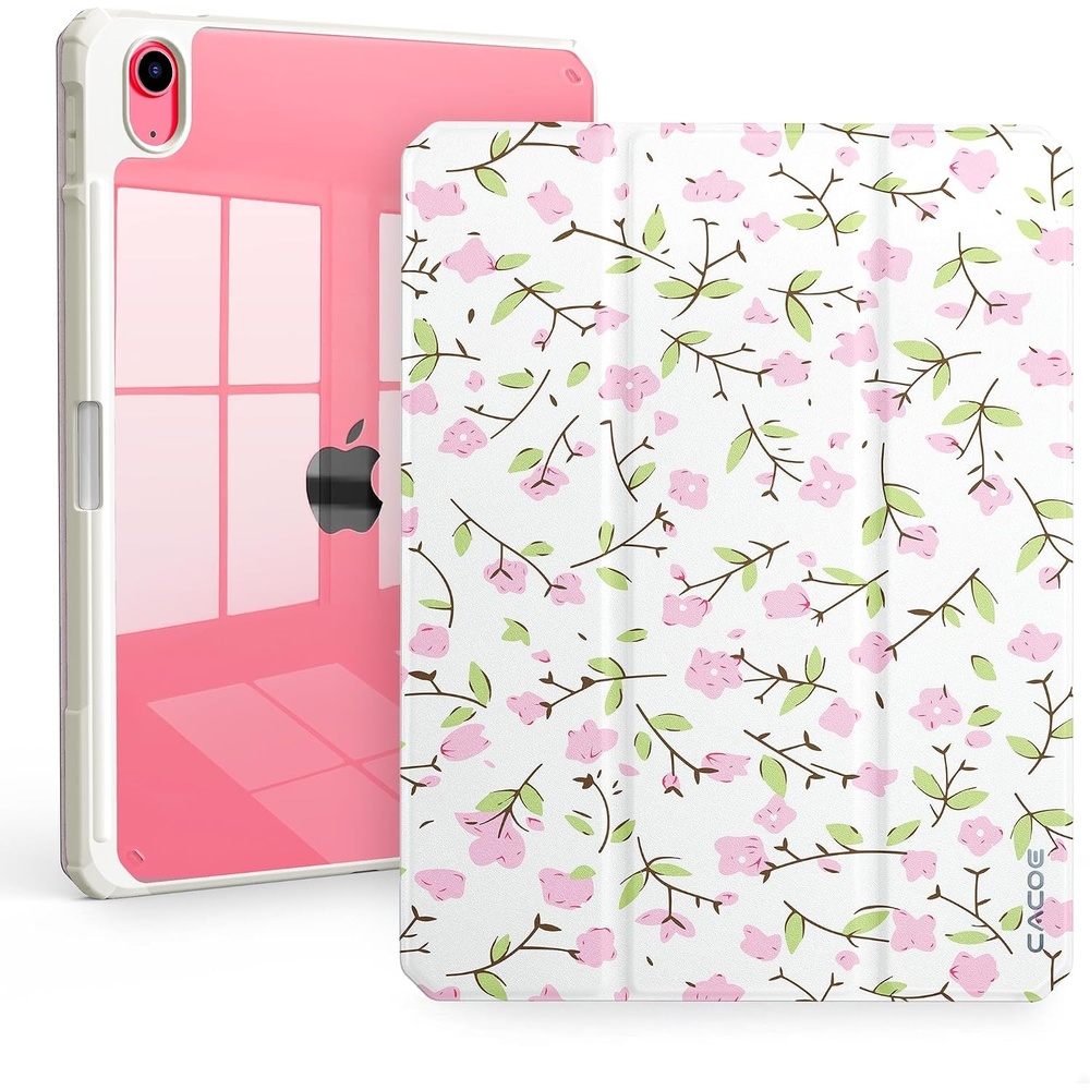 image:imageCACOE Cute Case for iPad A16 11th GeniPad 10th Gen Blue BowsPink Floral