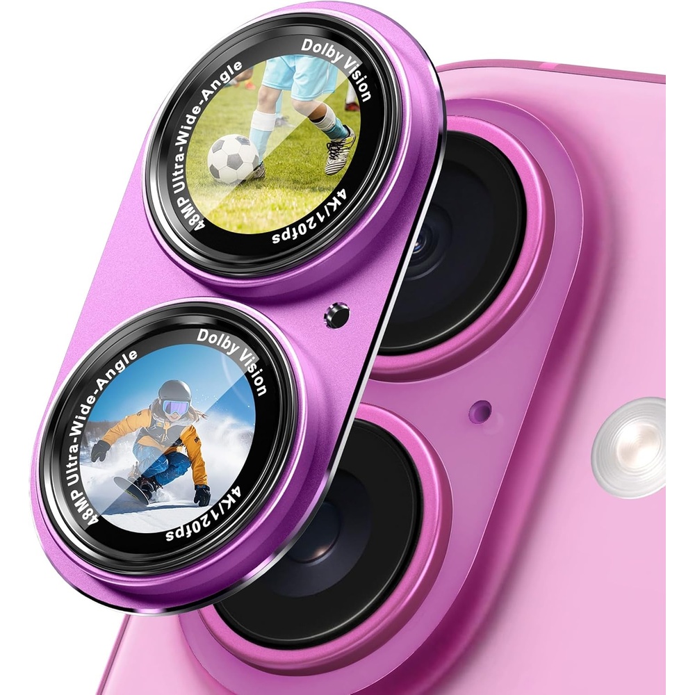 image:imageCACOE Metal Camera Lens Protector Cover for iPhone 18 Pro MaxPink