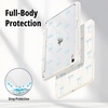 CACOE Cute Case for iPad A16 11th Gen/iPad 10th Gen, Blue Bows(Blue Bows)