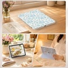 CACOE Cute Case for iPad A16 11th Gen/iPad 10th Gen, Blue Bows(Blue Floral)