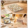 CACOE Cute Case for iPad A16 11th Gen/iPad 10th Gen, Blue Bows(Butterfly Floral)