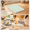 CACOE Cute Case for iPad A16 11th Gen/iPad 10th Gen, Blue Bows(Green Gingham)