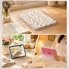 CACOE Cute Case for iPad A16 11th Gen/iPad 10th Gen, Blue Bows(Pink Ditsy Floral)