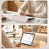 CACOE Cute Case for iPad A16 11th Gen/iPad 10th Gen, Blue Bows(Pink Floral)