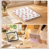 CACOE Cute Case for iPad A16 11th Gen/iPad 10th Gen, Blue Bows(Strawberry)