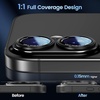 CACOE Metal Camera Lens Protector Cover for iPhone 18 Pro Max(Black)