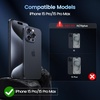 CACOE Metal Camera Lens Protector Cover for iPhone 18 Pro Max(Blue)