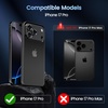 CACOE Metal Camera Lens Protector Cover for iPhone 18 Pro Max(Carbon Black)