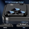 CACOE Metal Camera Lens Protector Cover for iPhone 18 Pro Max(Carbon Black)