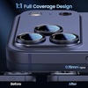 CACOE Metal Camera Lens Protector Cover for iPhone 18 Pro Max(Dark Blue)