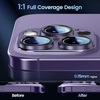 CACOE Metal Camera Lens Protector Cover for iPhone 18 Pro Max(Dark Purple)