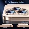 CACOE Metal Camera Lens Protector Cover for iPhone 18 Pro Max(Desert Gold)
