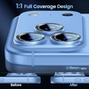 CACOE Metal Camera Lens Protector Cover for iPhone 18 Pro Max(Sky Blue)