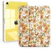CACOE Cute Case for iPad A16 11th Gen/iPad 10th Gen, Blue Bows(Butterfly Floral)