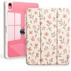 CACOE Cute Case for iPad A16 11th Gen/iPad 10th Gen, Blue Bows(Pink Ditsy Floral)