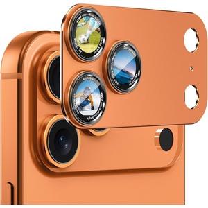 CACOE Metal Camera Lens Protector Cover for iPhone 18 Pro Max(Orange)